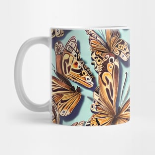 Monarch Butterfly Pattern Mug